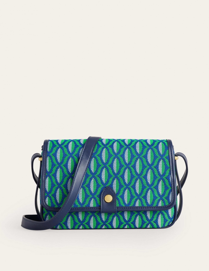 Boden Structured Crossbody Taschen Damen Grün | 639JEOKIP