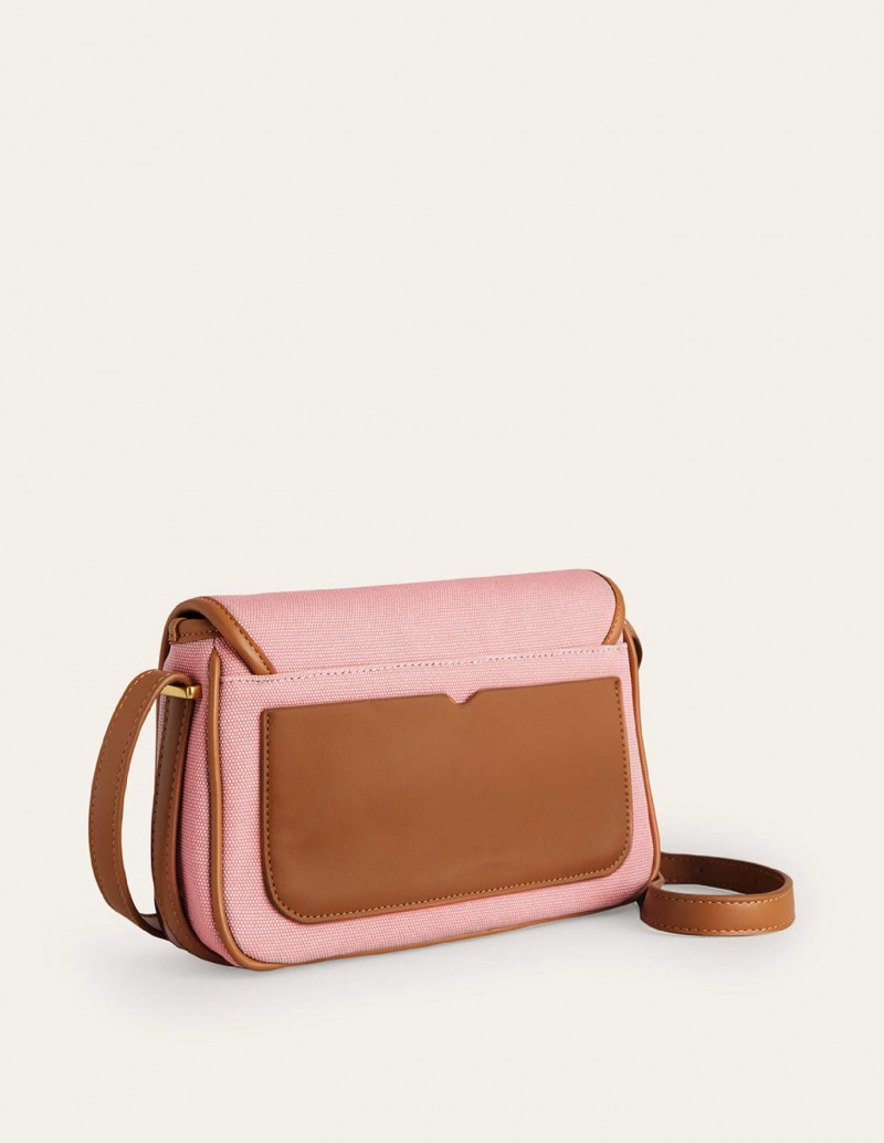 Boden Structured Crossbody Taschen Damen Rosa | 947KHICMQ