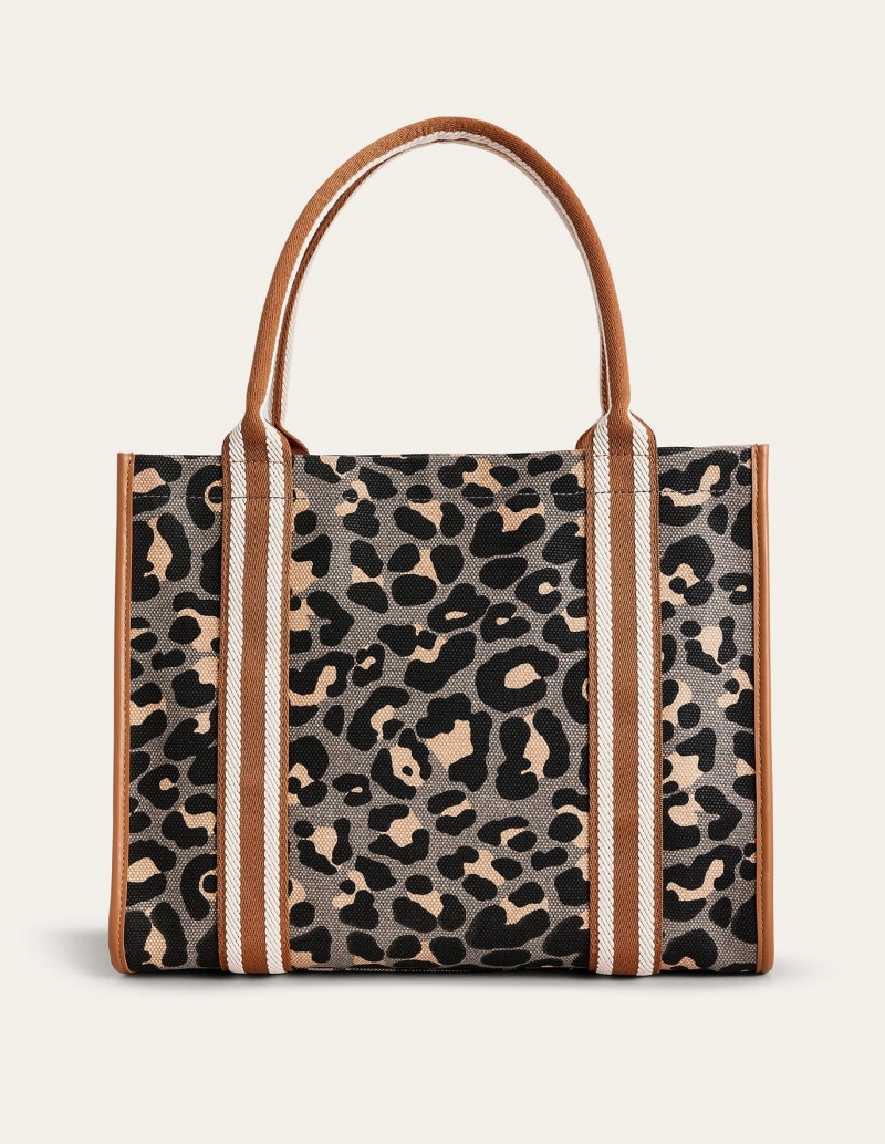 Boden Tilda Canvas Tragetaschen Damen Blau Grau | 295WYUABQ