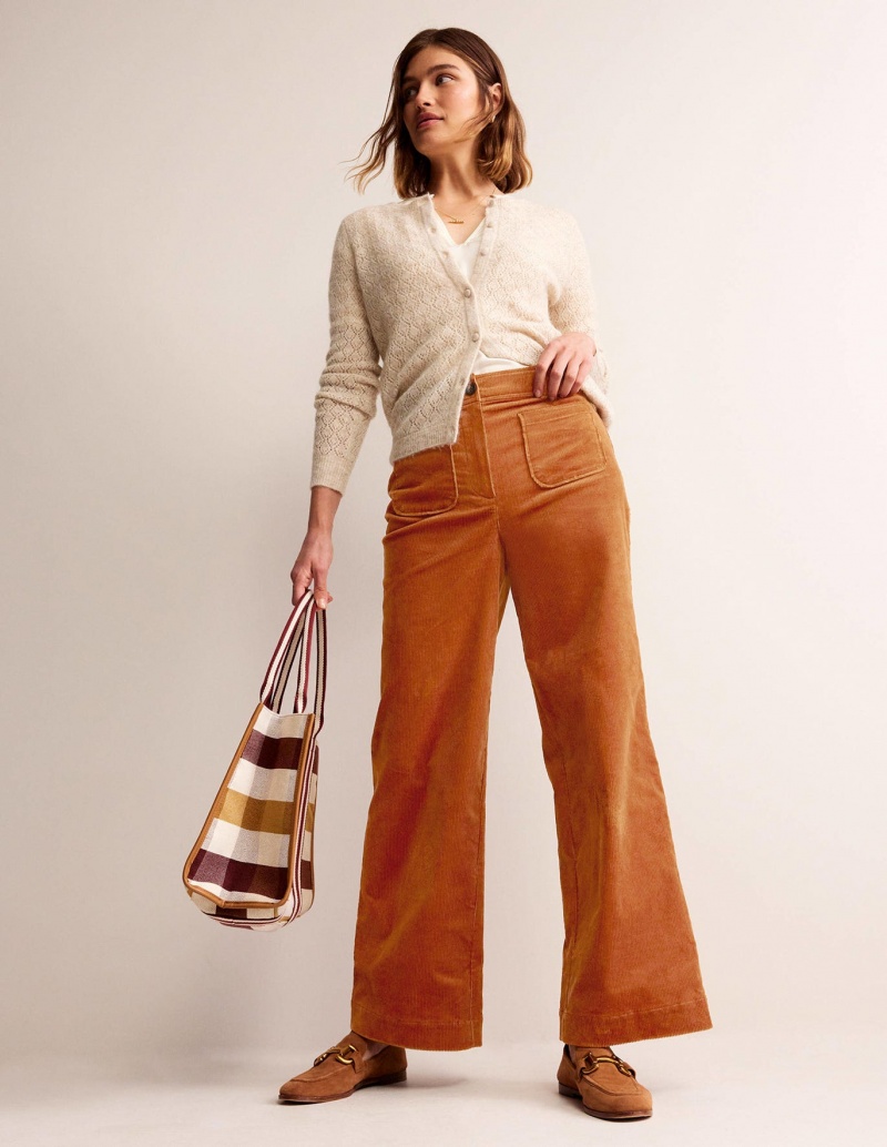 Boden Westbourne Corduroy Hose Damen Orange | AMOBH-1349