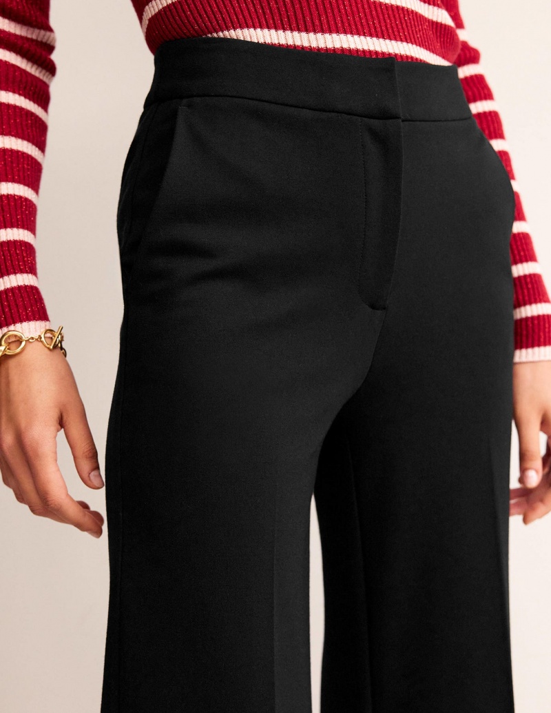 Boden Westbourne Ponte Hose Damen Schwarz | TECRN-2970