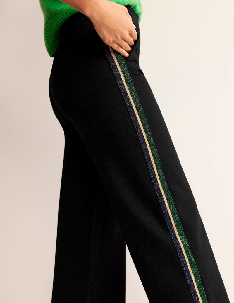 Boden Westbourne Ponte Hose Damen Schwarz Metal | FXKIQ-9830