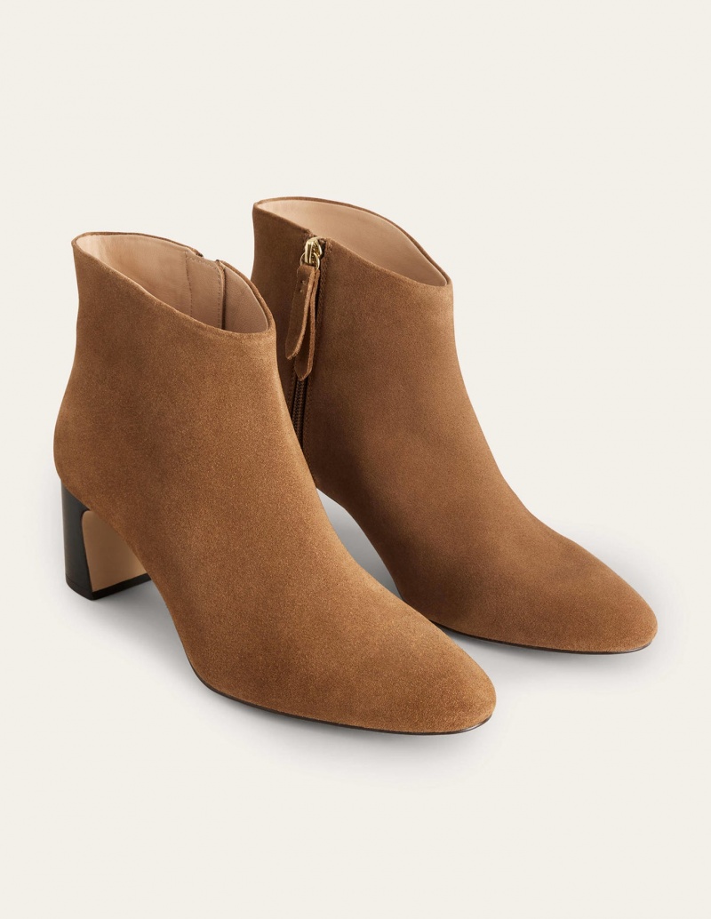 Boden Wildleder Stiefeletten Damen Braun | SXTFB-2316